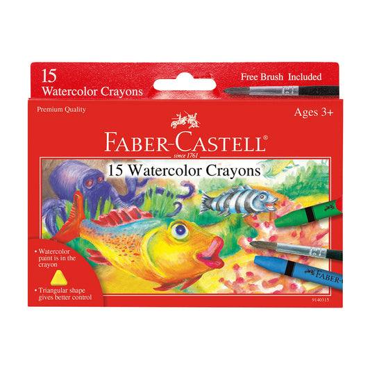 Watercolor Crayons 15pc