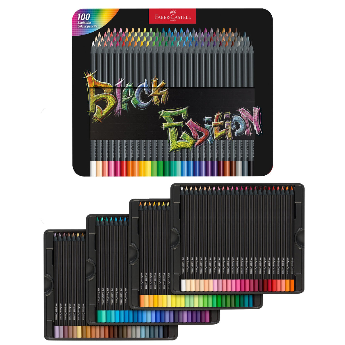 Black Edition 100 Colour Pencils