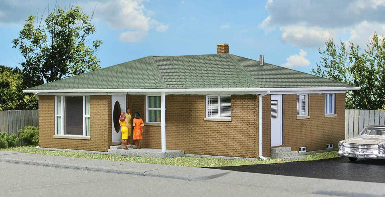 HO Ranch Tract House Kit