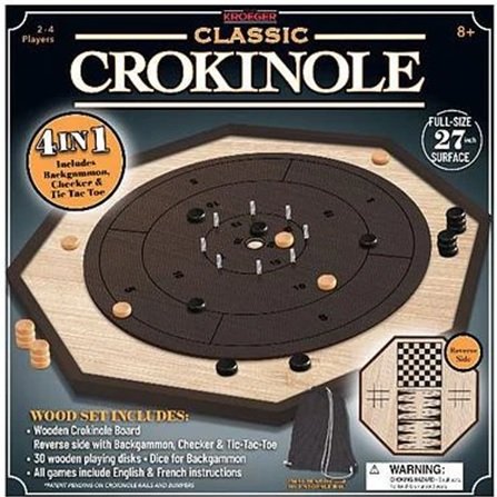 Classic Crokinole 4 in 1 (27")