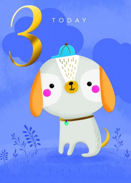 3 Today Birthday Card