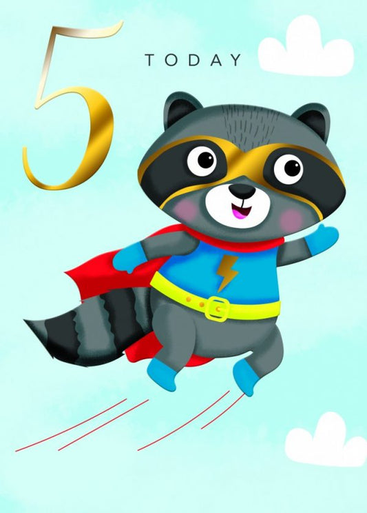 5 Today Birthday Card