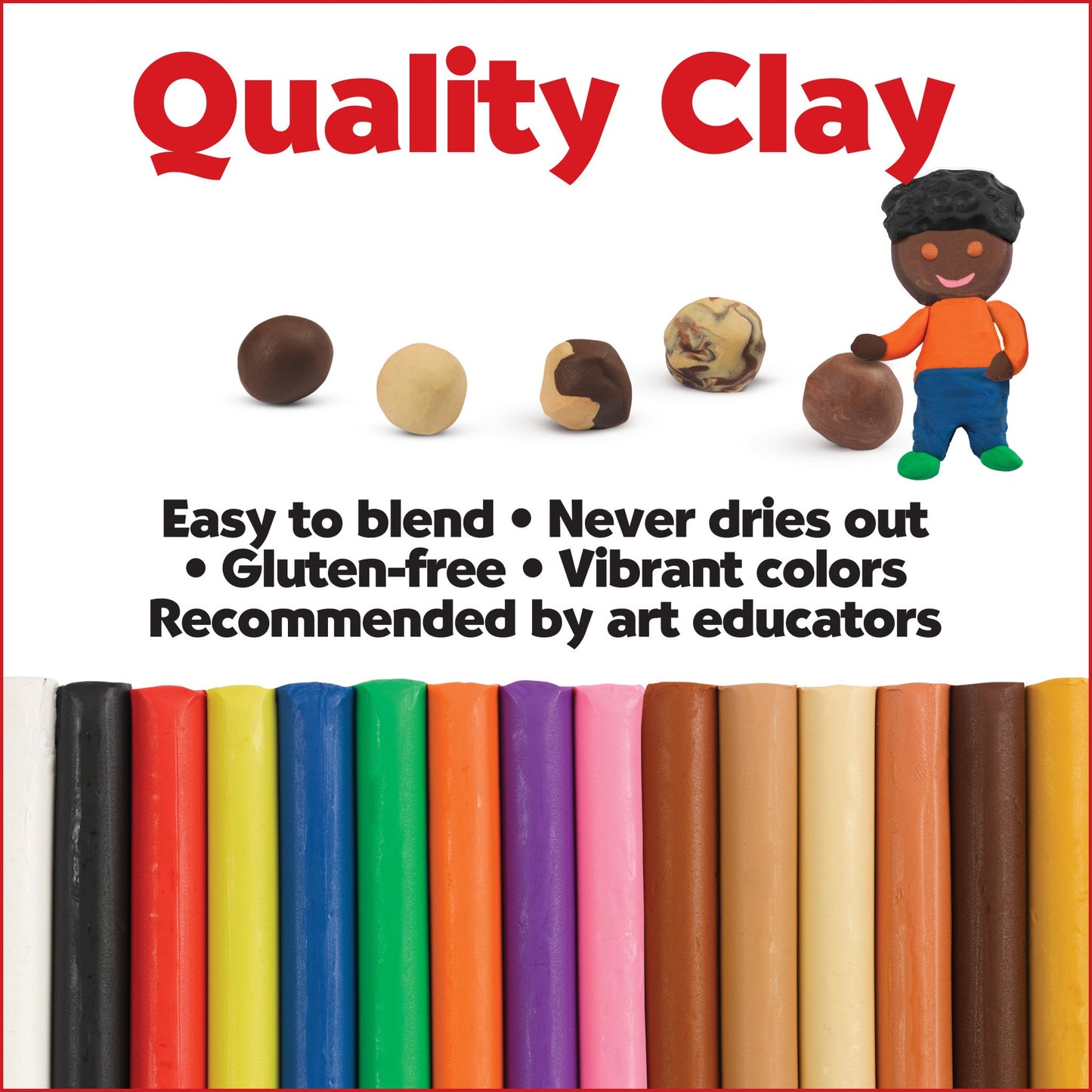 Modeling Clay 15 World Colors