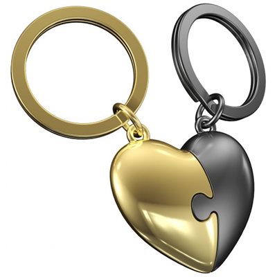 Keychain Puzzle Heart