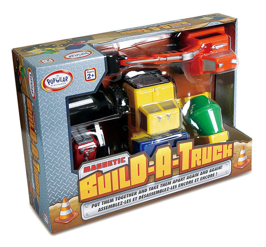Magnetic Build-A-Truck Construction