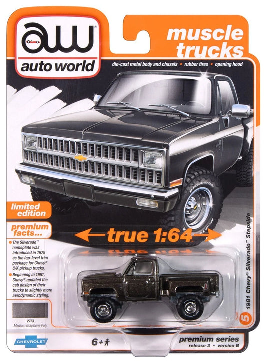 Chevy Silverado Stepside 1981 1/64 - Muscle Trucks