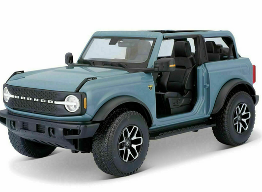 Ford Bronco Badlands Blue 2021 1/18