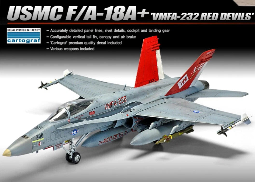 USMC F/A-18A+ "VMFA-232 Red Devils" 1/72