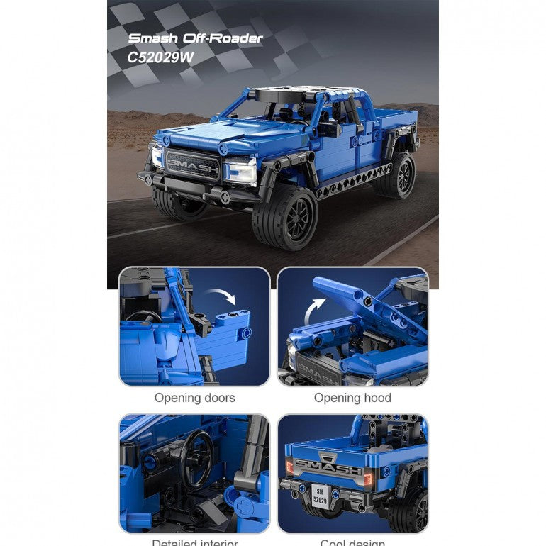 Smash off-Roader Pull Back 300pc