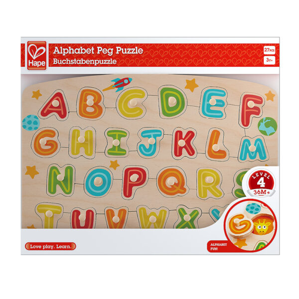 Alphabet Peg Puzzle