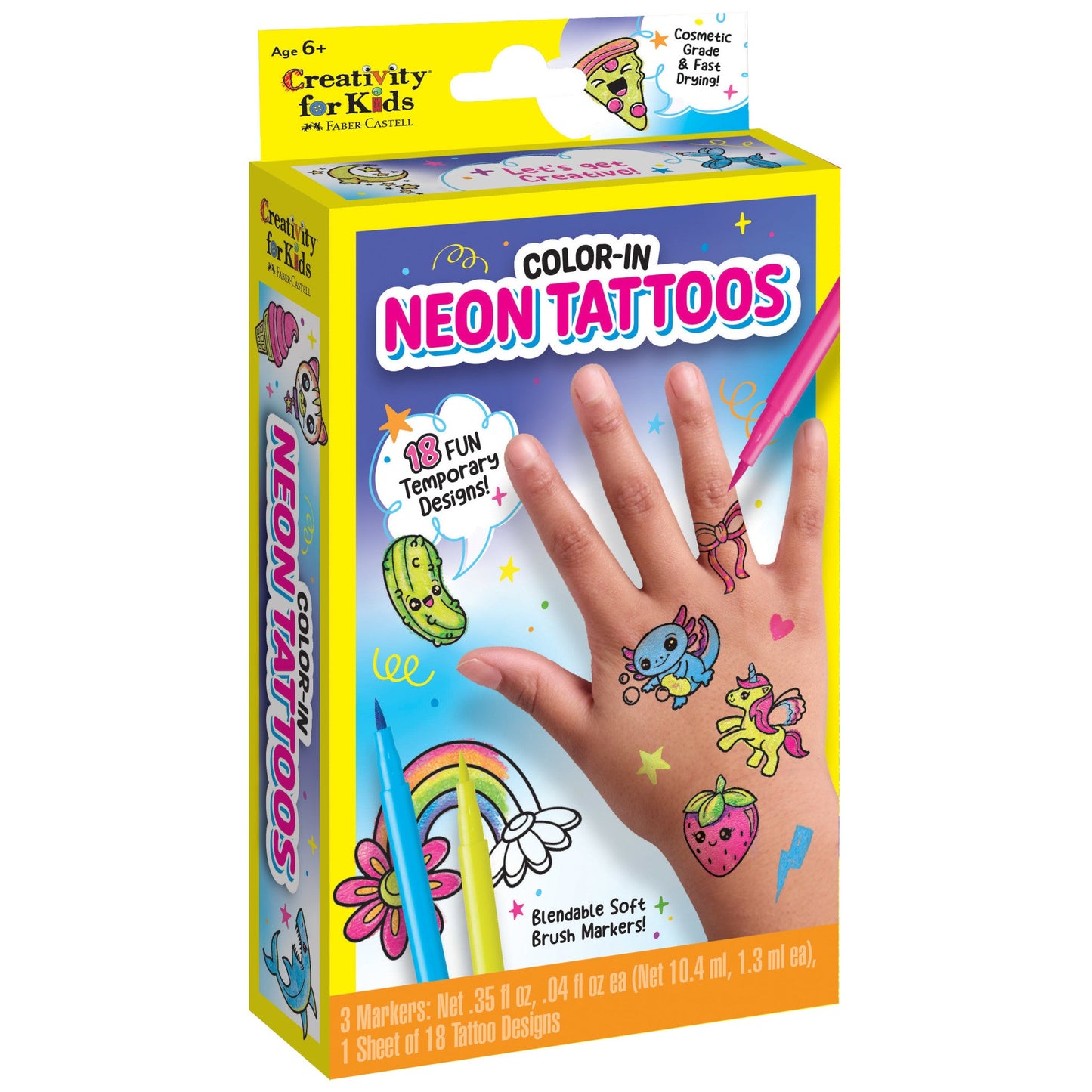 Color-In Neon Tattoos