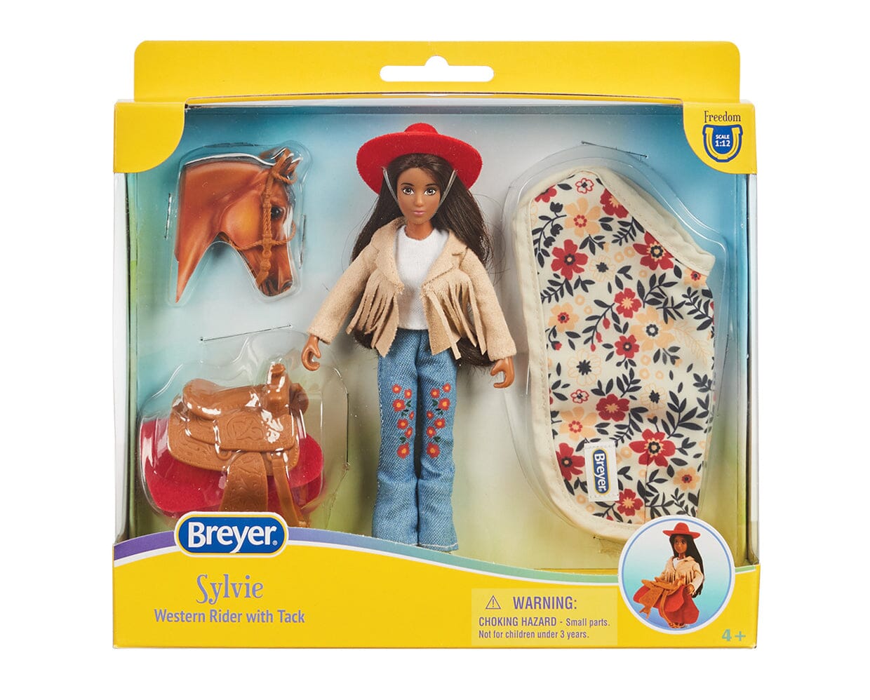 Sylvie Western Rider with Tack 1/12
