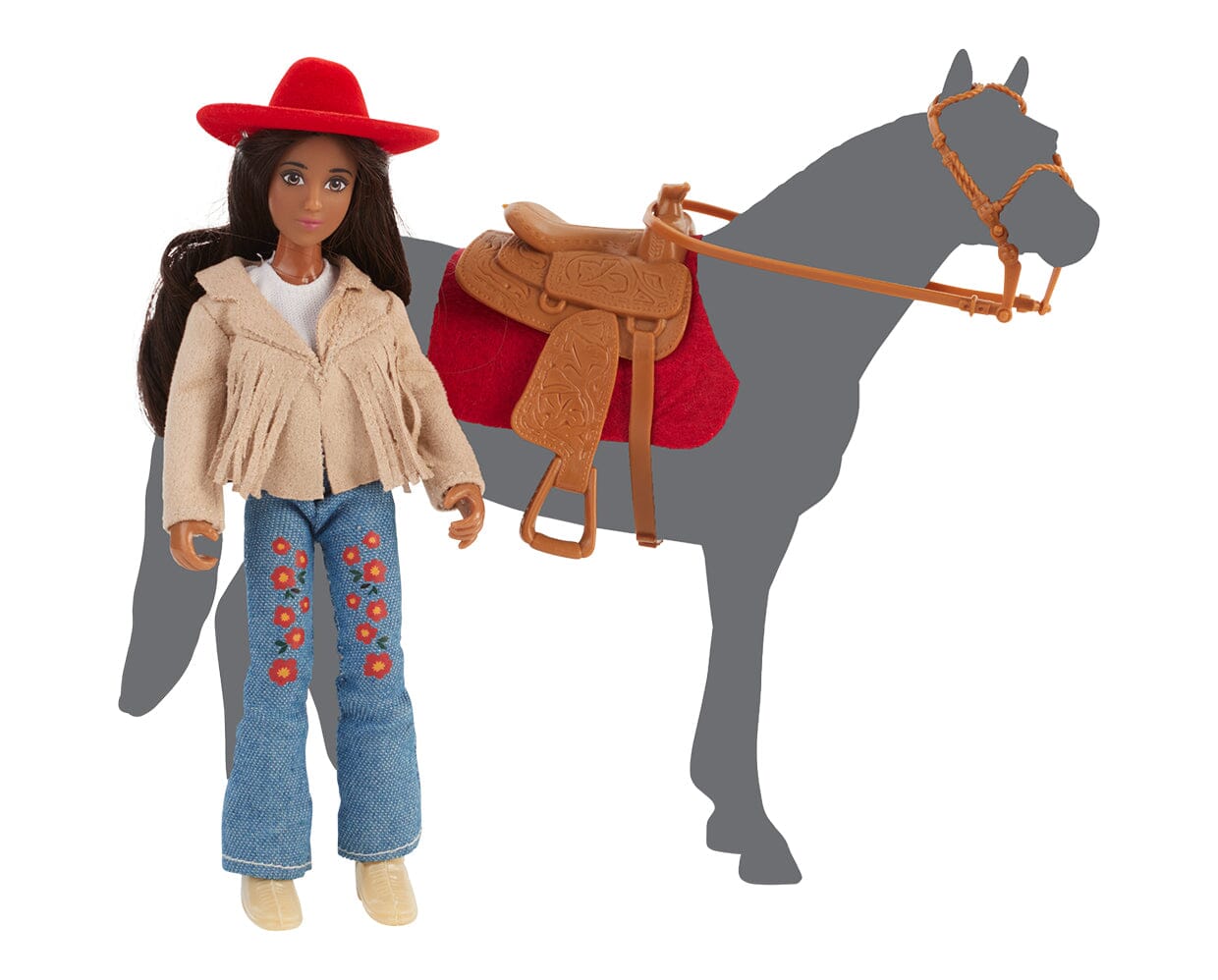 Sylvie Western Rider with Tack 1/12