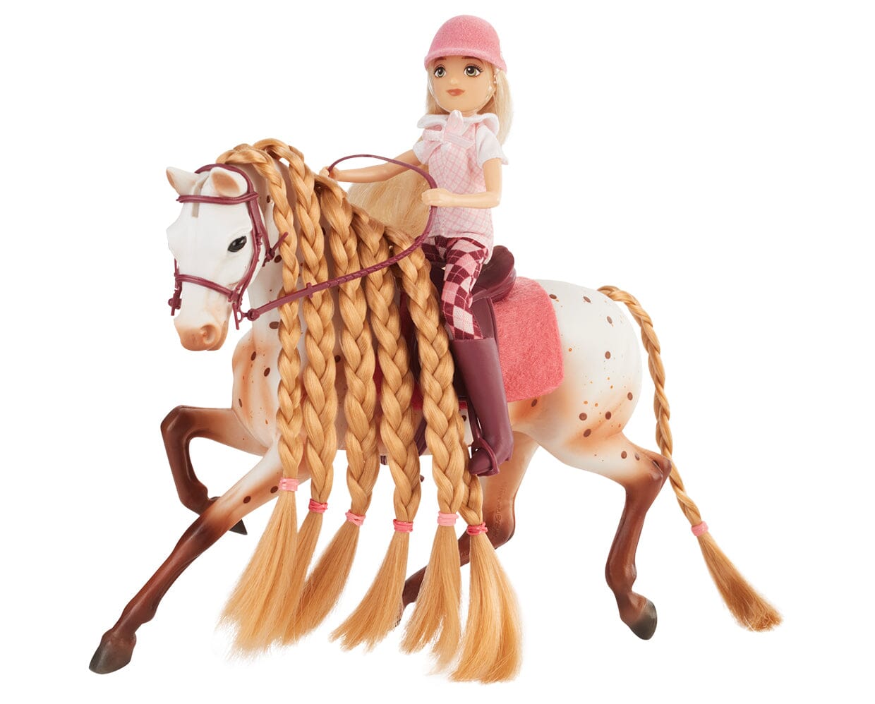Tess& Birdie English Rider & Appaloosa