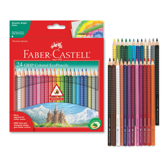 24 Grip Colored Eco Pencils