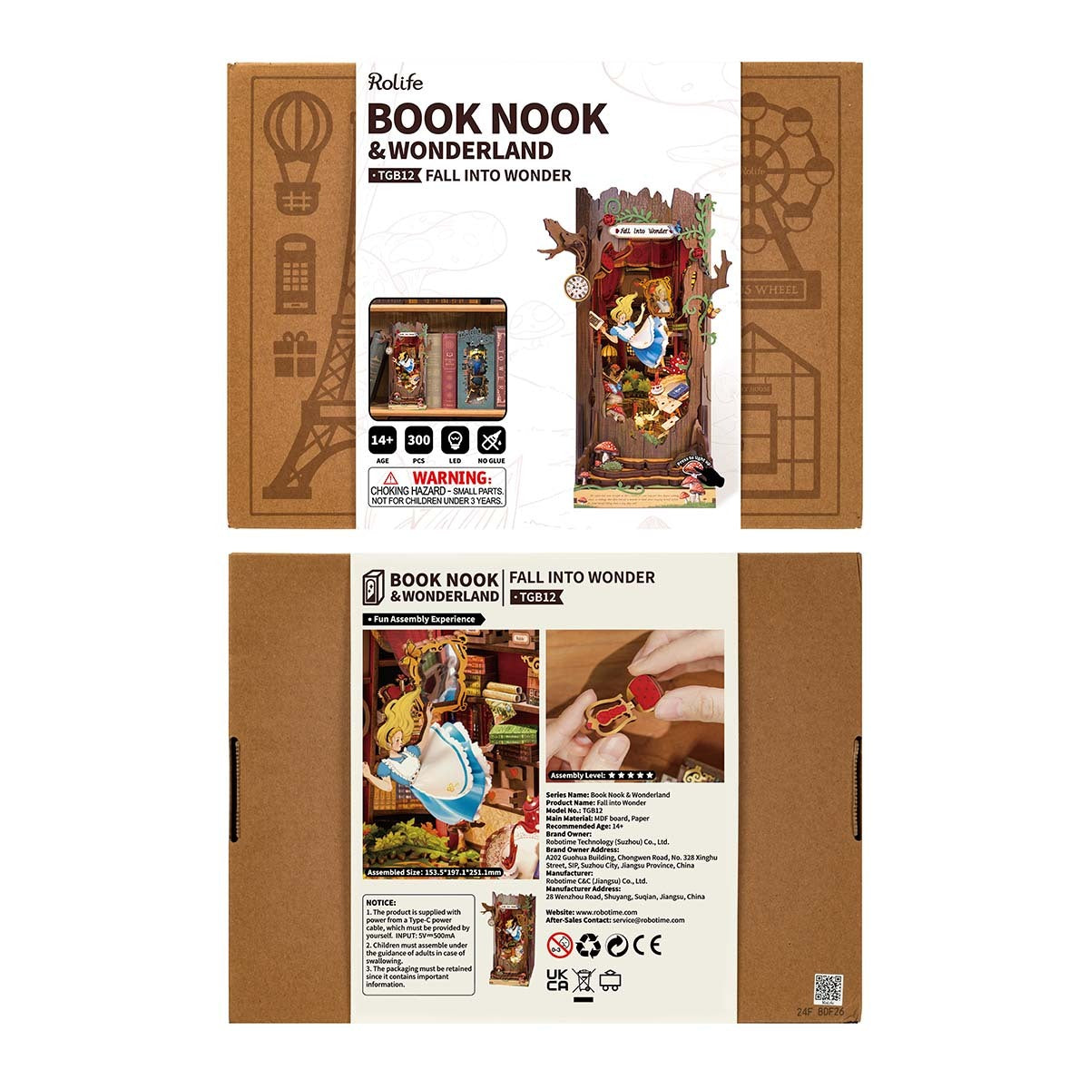 DIY Book Nook Fall into Wonder