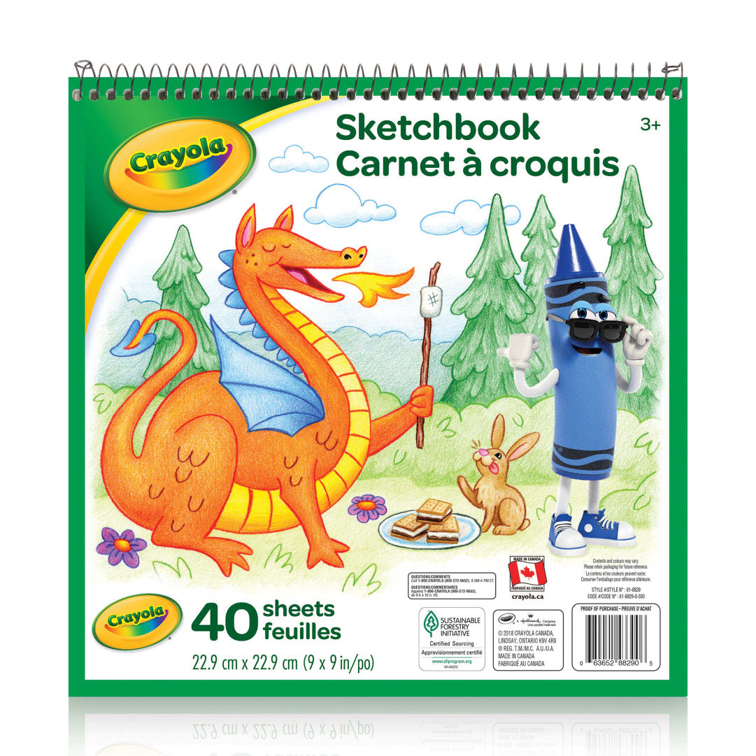 Sketchbookk 9X9" 40 sheets