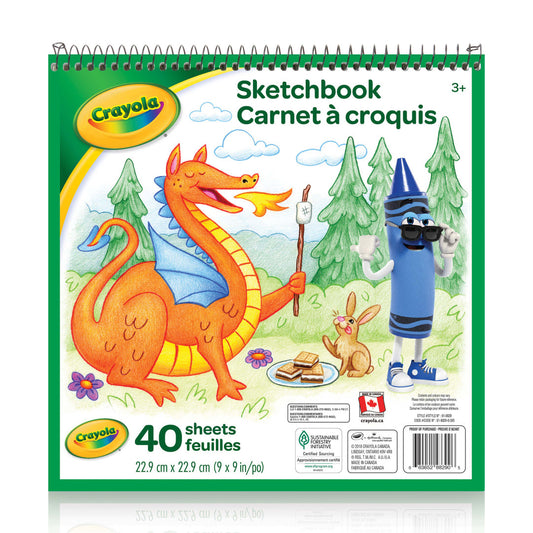 Sketchbookk 9X9" 40 sheets