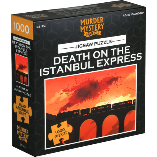 Death on the Istanbul Express Mystery Jigsaw Puzzle 1000pc