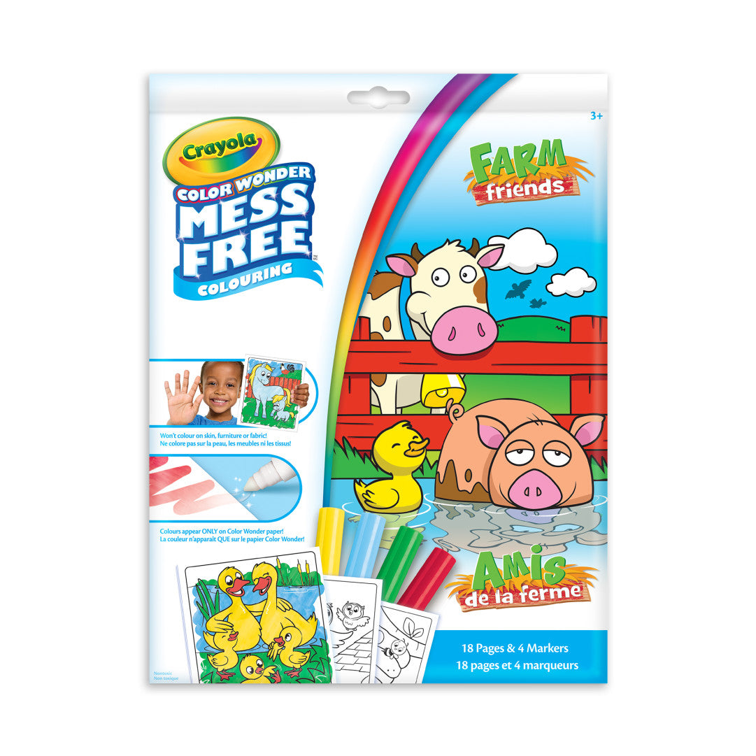 Color Wonder Mess Free Farm Friends