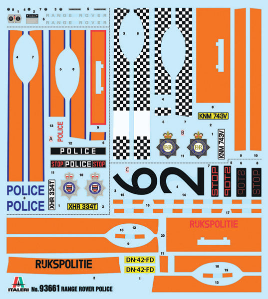 Police Range Rover 1/24