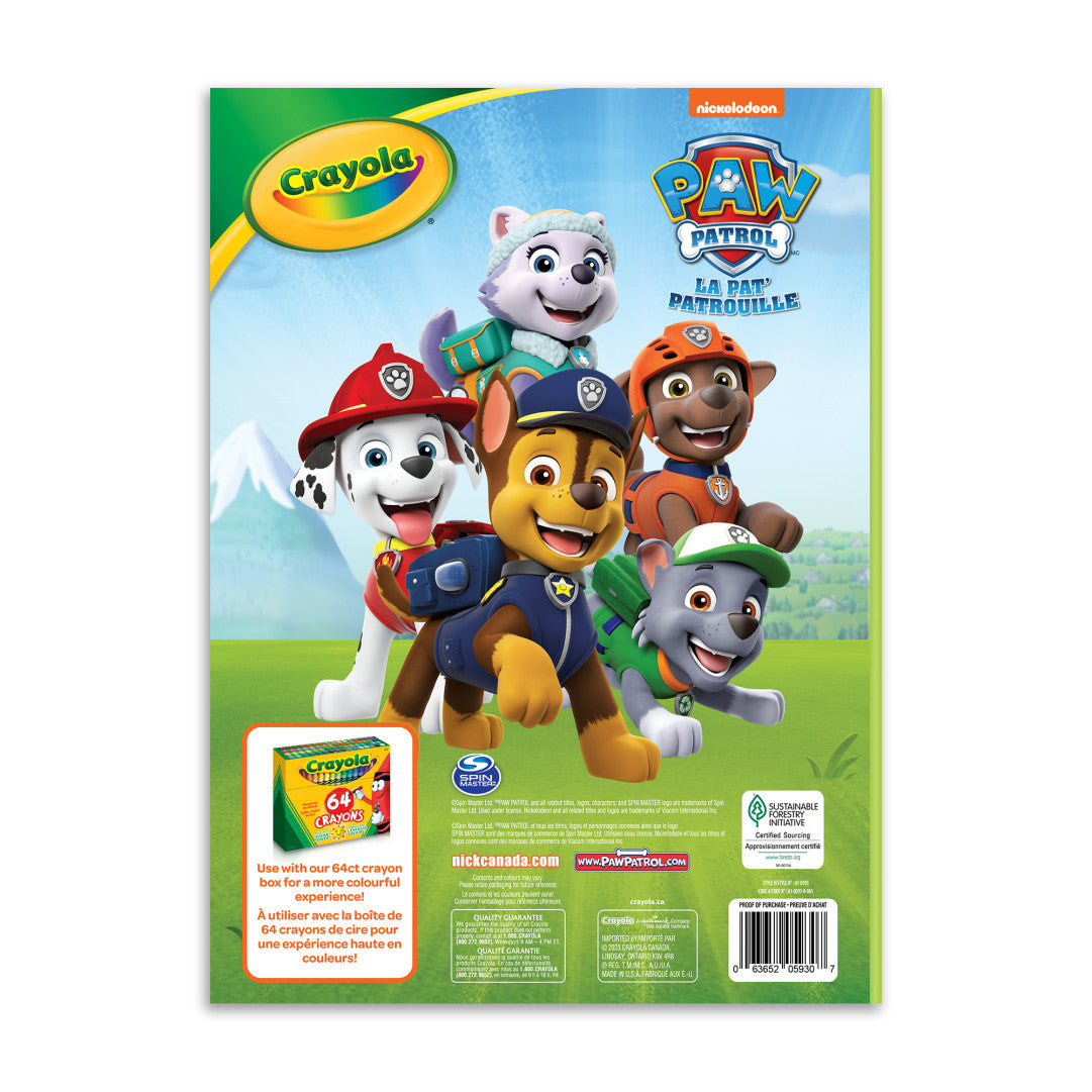 Paw Patrol Colouring Book