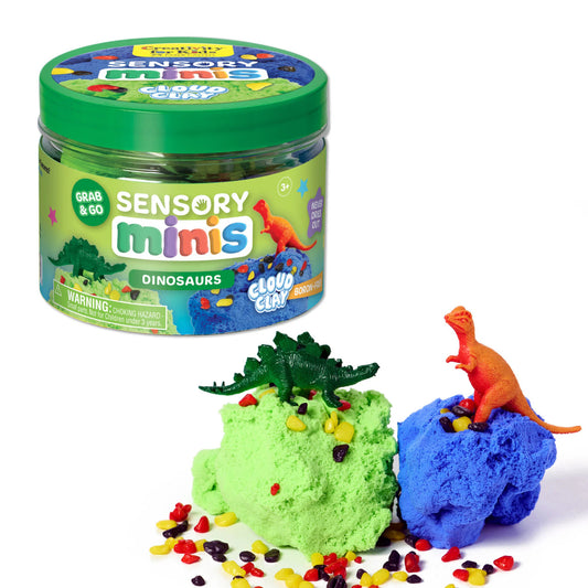 Sensory Minis Dinosaurs Cloud Clay