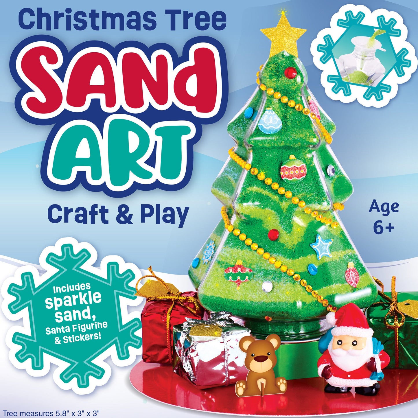 Sand Art Christmas Tree