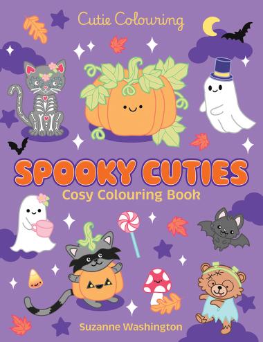 Spooky Cuties Cosy Colouring book