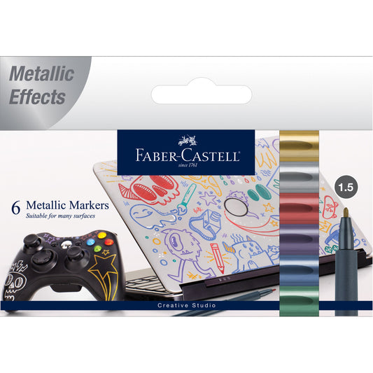 Metallic Markers (6 colors) 1.5