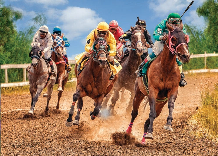 Vintage Horse Racing Millerville 1000pc