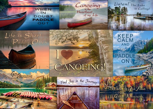 Canoe Collage 1000pc