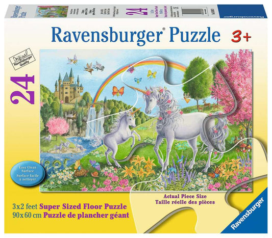 Prancing Unicorns Floor 24pc