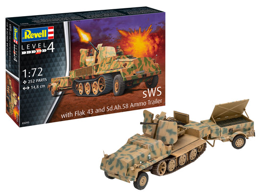 sWS with Flak 43 & Sd.Ah.58 Ammo Trailer 1/72