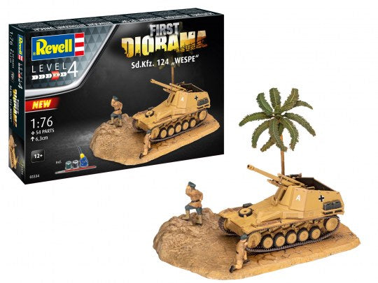 First Diorama Set Sd.Kfz. 124 "Wespe" 1/76 Starter Kit