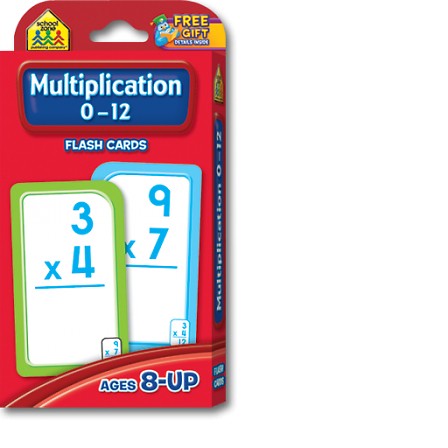 MULTIPLICATION 0-12 FLASHCARDS