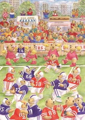 FOOTBALL BEARS 35PC
