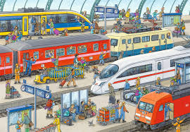 Railway Station 60pc