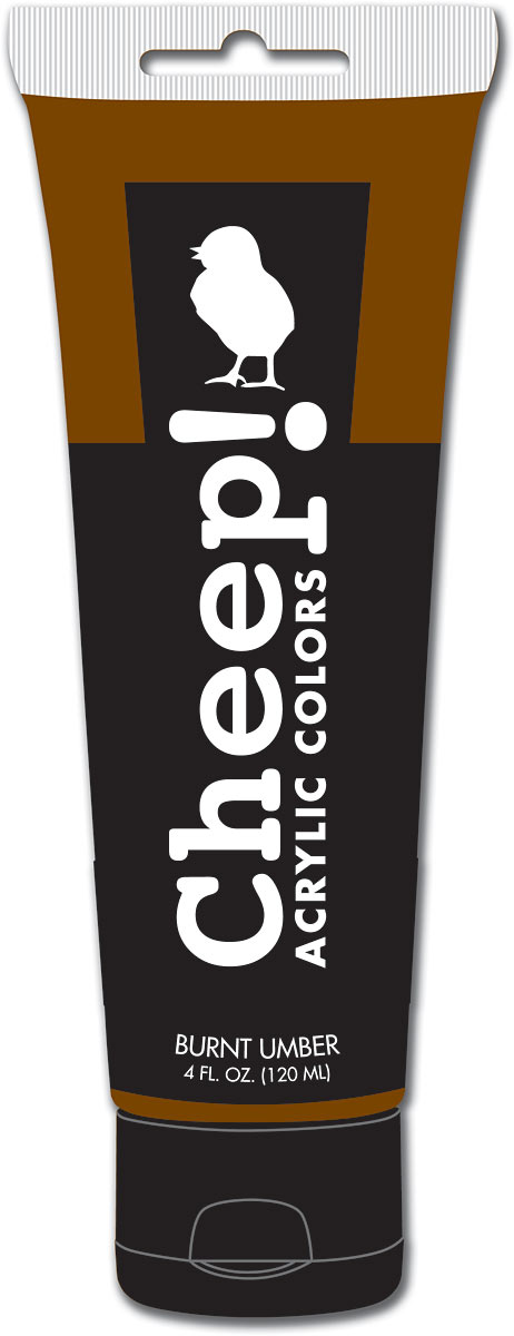 Burnt Umber Brown Acrylic 4oz