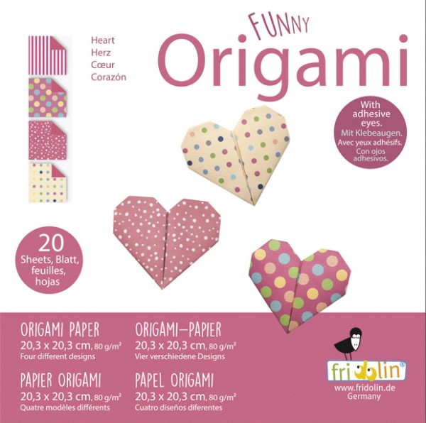 3D Origami Hearts