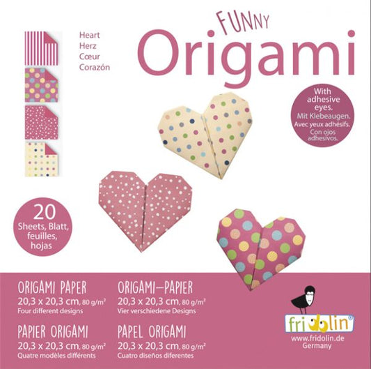 3D Origami Hearts