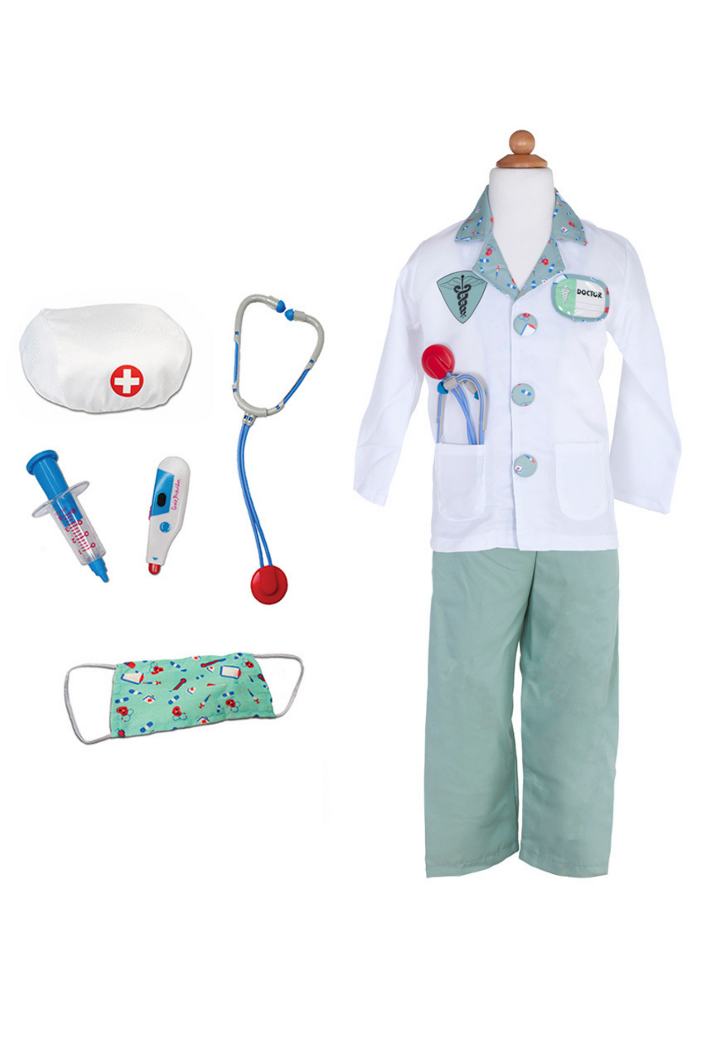 Doctor Costume Size 3-4