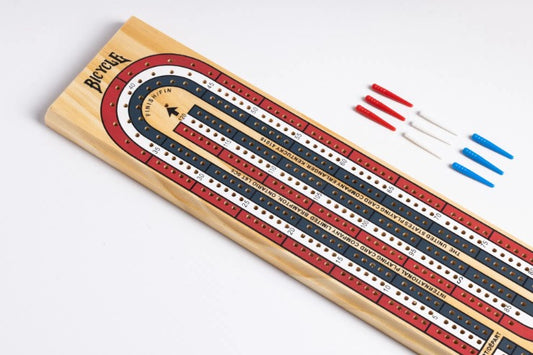 Three Lane Cribbage board