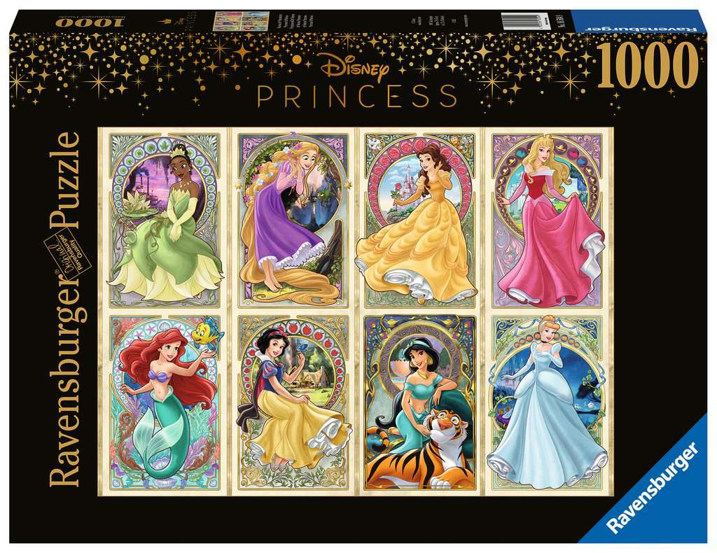 Art Nouveau Princesses 1000pc