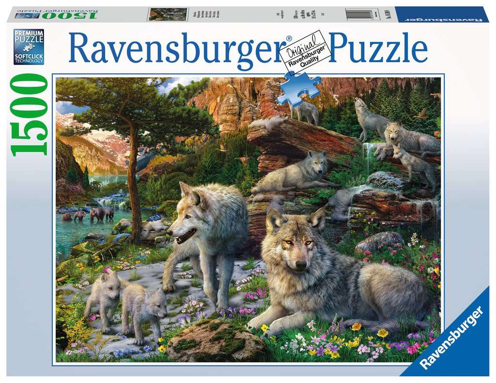 Wolves in Spring 1500pc