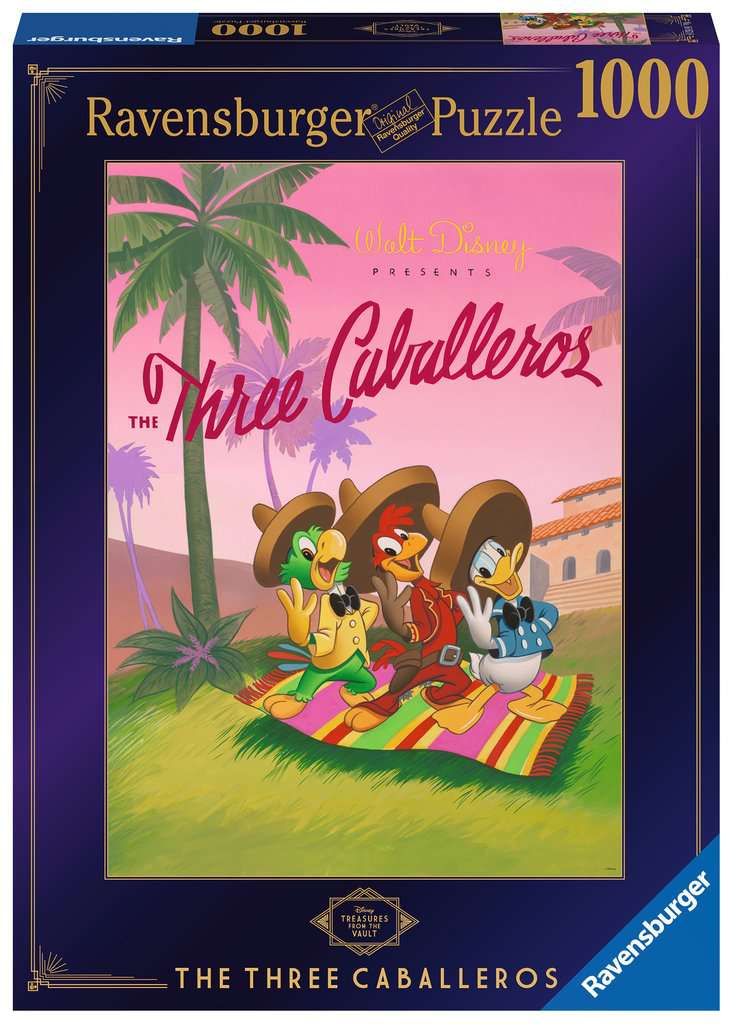 Disney Vault: Three Caballeros 1000pc
