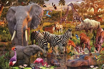 AFRICAN ANIMAL WORLD 3000PC