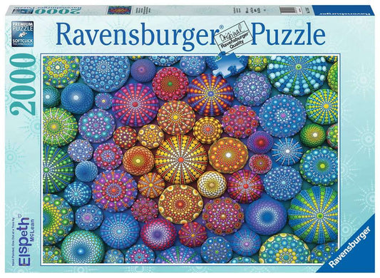 Radiating Rainbow Mandalas 2000pc