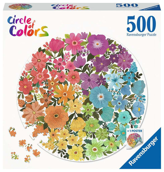 Circle of Colors-Flowers 500pc