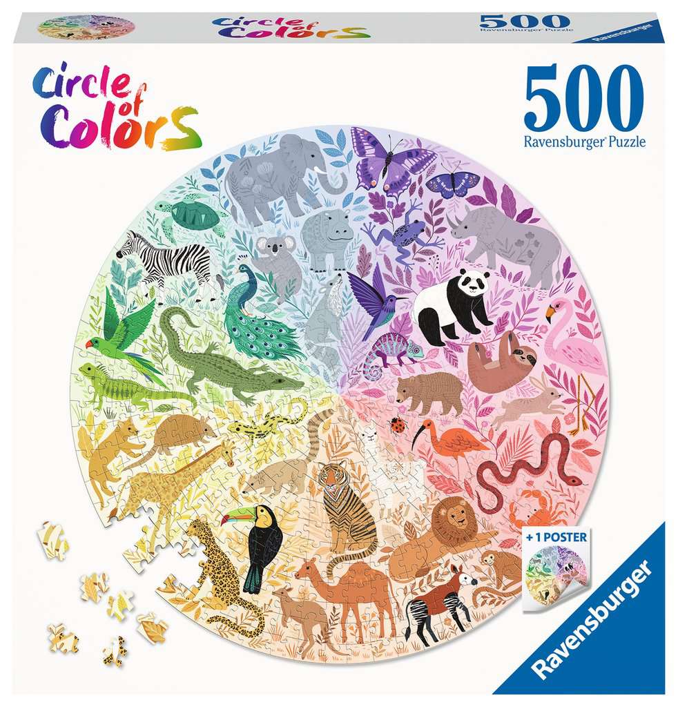 Circle of Colors-Animals 500pc